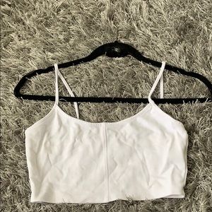 White crop top